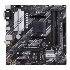 ASUS PRIME B550M-A, Socket AM4, AMD B550, Dual 4xDDR4-4600, APU AMD graphics, VGA, DVI, HDMI, 1xPCIeX16 4.0, 4xSATA3, RAID, 2xM.2 4.0 slot, 2xPCIeX1, ALC887 HDA, 1xGbE LAN, 2xUSB3.2 Gen 2, 6xUSB3.2, Aura Sync RGB, 5X III, mATX